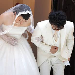 新郎新婦のお礼