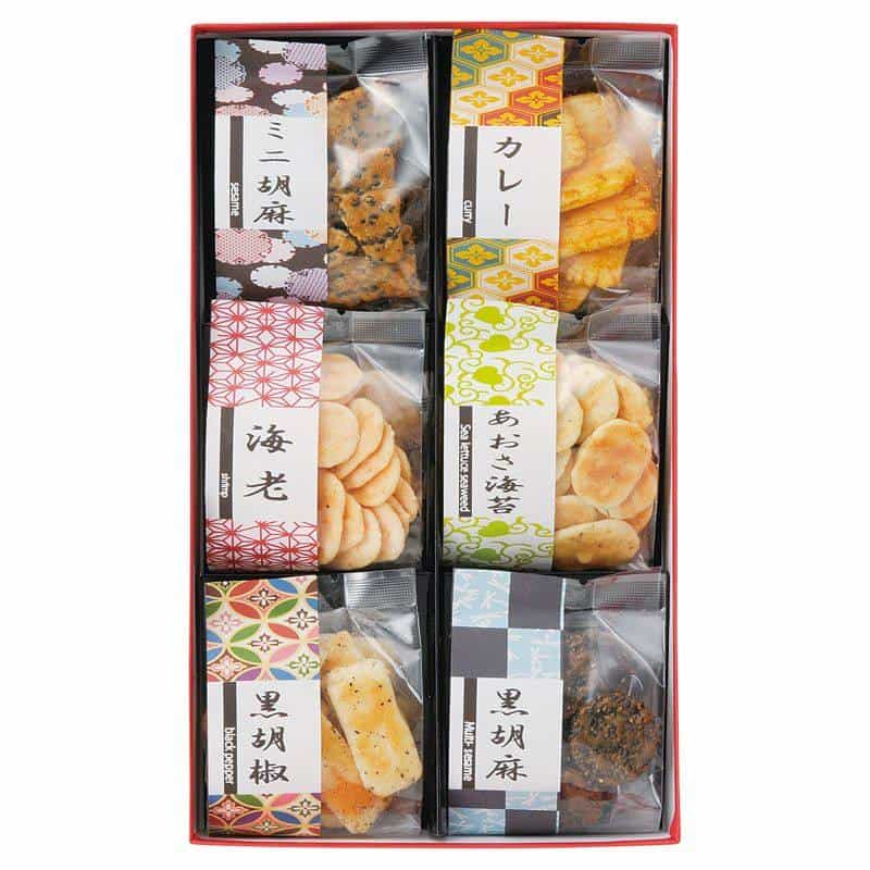 お煎餅６種詰合せ あられ煎 