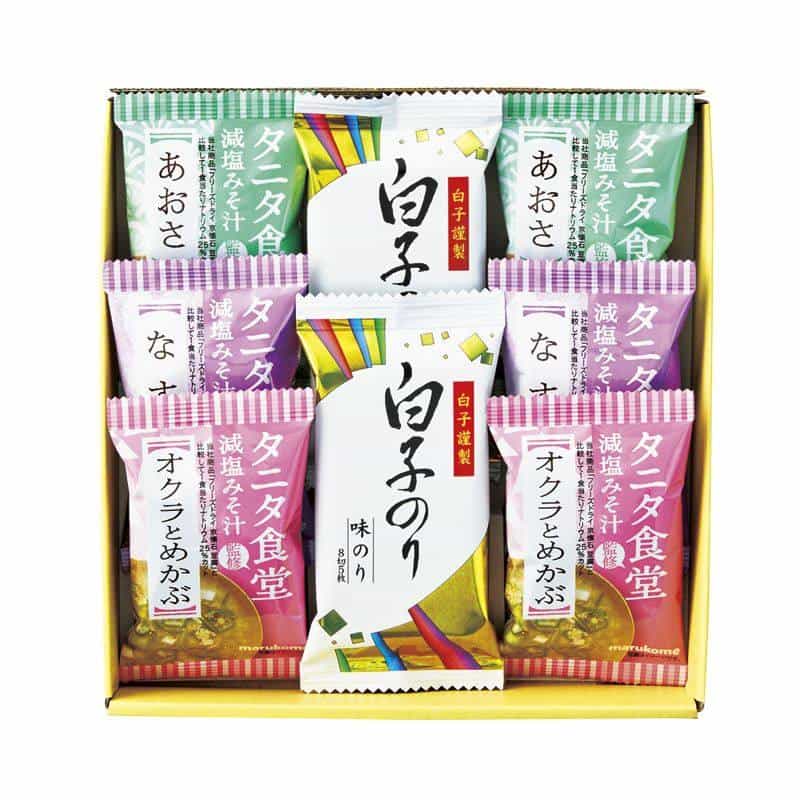 タニタ食堂監修減塩みそ汁・白子のり詰合せ　(1100018709)