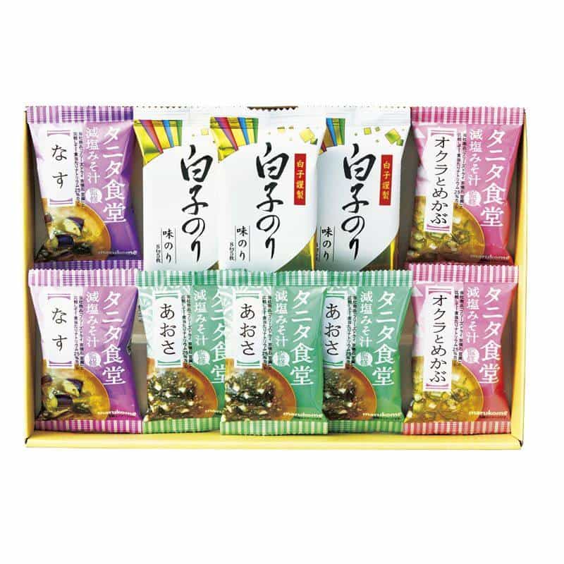 タニタ食堂監修減塩みそ汁・白子のり詰合せ　(1100018710)