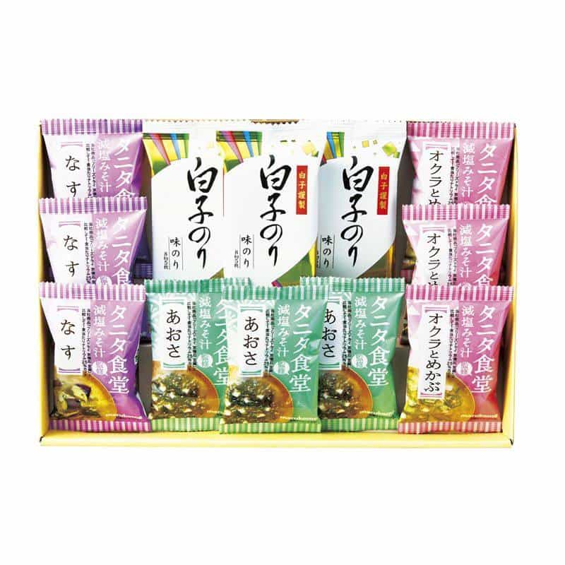 タニタ食堂監修減塩みそ汁・白子のり詰合せ　(1100021114)
