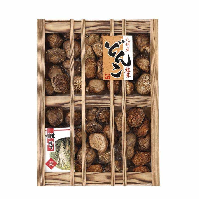 九州産原木どんこ椎茸（木箱入）　(1100023407)