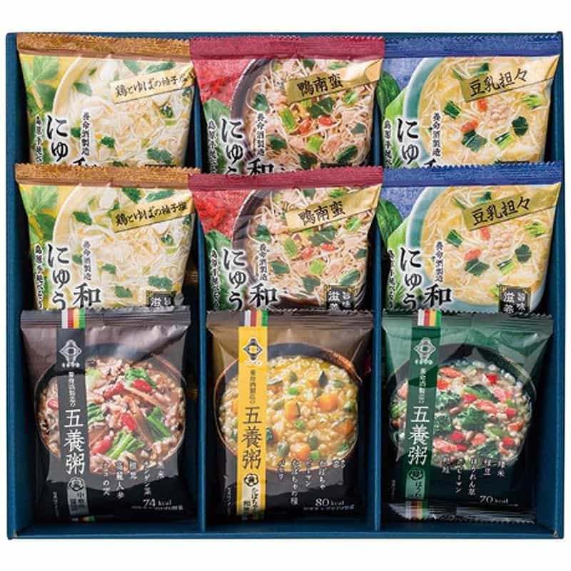 和養生にゅうめん３種と五養粥３種 ９食セット　(1100025282)