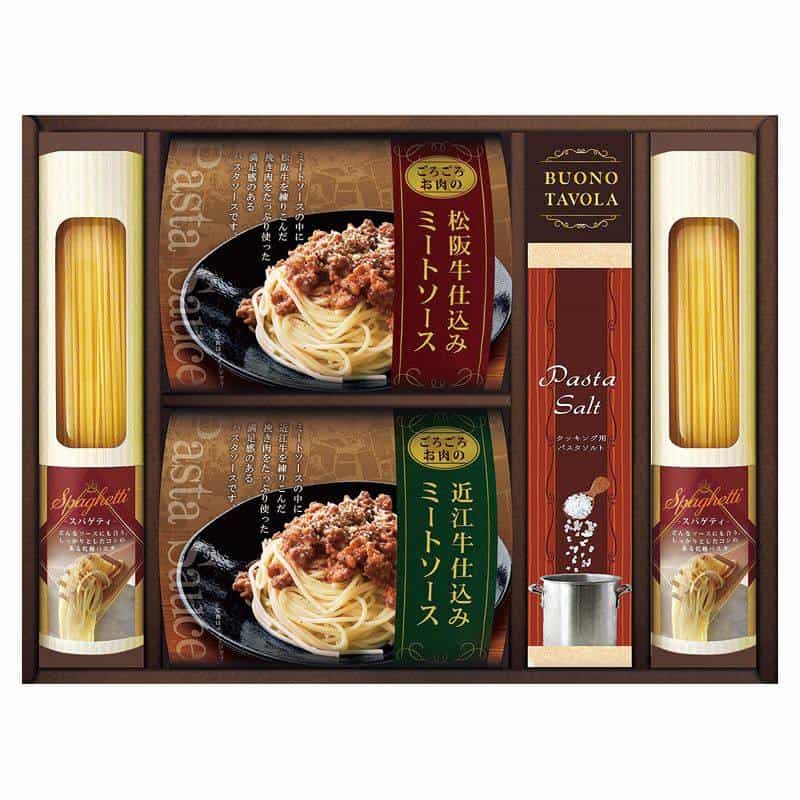 美食ファクトリー 松阪牛・近江牛仕込みごろごろミートソースセット 　(1100025573)
