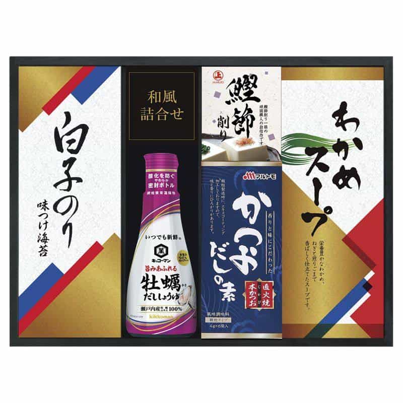 キッコーマンしょうゆ＆白子のり食卓詰合せ　(1100026000)