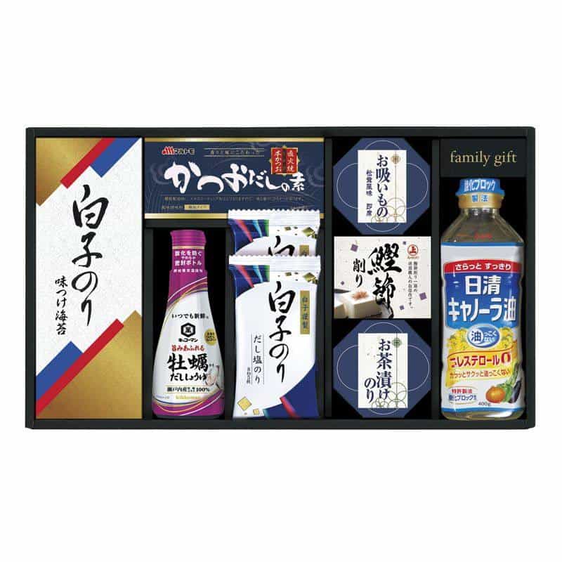 キッコーマンしょうゆ＆白子のり食卓詰合せ　(1100026002)