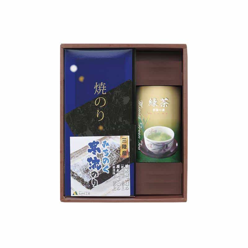 みのり工房 みちのく寒流のり・鹿児島茶 詰合せ　(1100026286)
