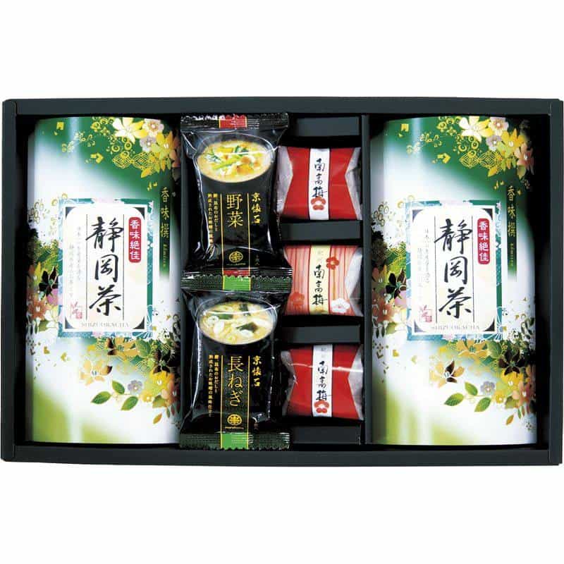 静岡茶・南高梅・味噌汁詰合せ（包装済）　(1100026291)