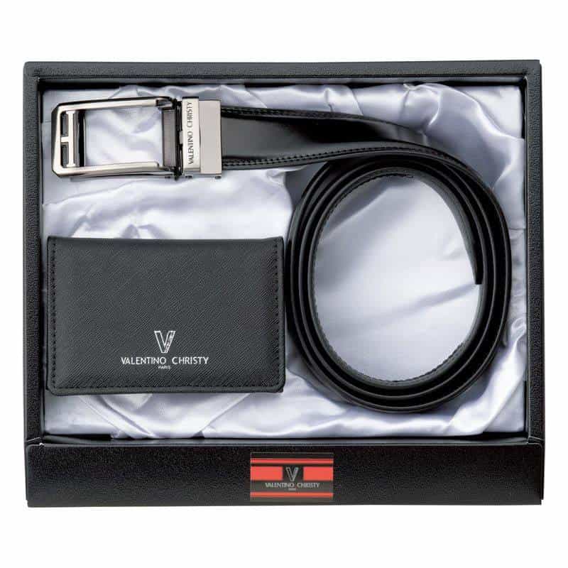 ヴァレンチノクリスティー スマートロックベルト＆名刺入セット　(1100026716)