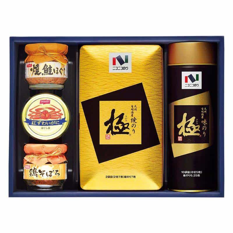 ニコニコのり 焼のり・味のり・カニ缶・瓶詰詰合せ　(1100026894)