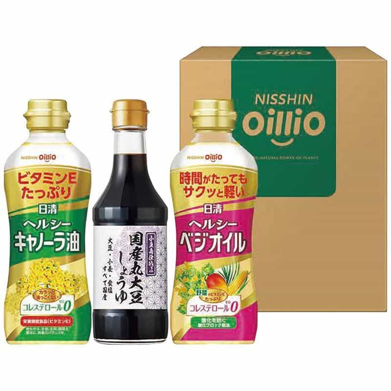 日清ヘルシーオイル＆国産丸大豆醤油ギフト ＴＯＳ １５Ａ　(1100027656)