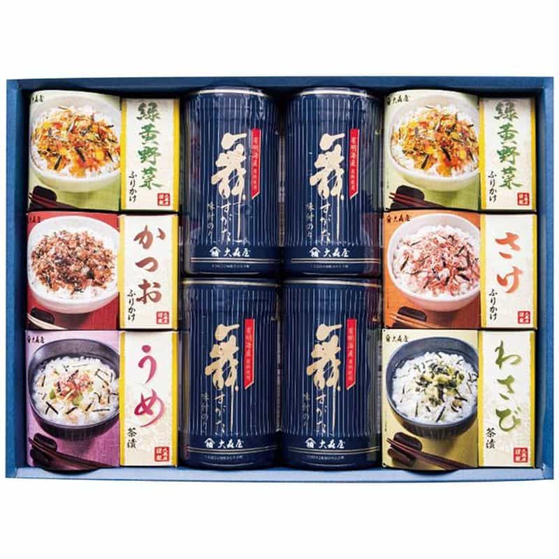 卓上のり・お茶漬・ふりかけ詰合せ ＮＴＦ ４０Ｇ　(1100027716)