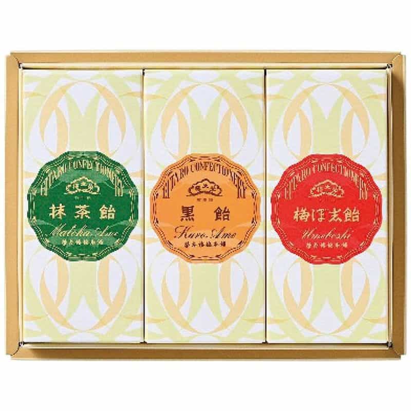 榮太樓　飴紙箱３本入 飴のプチギフト