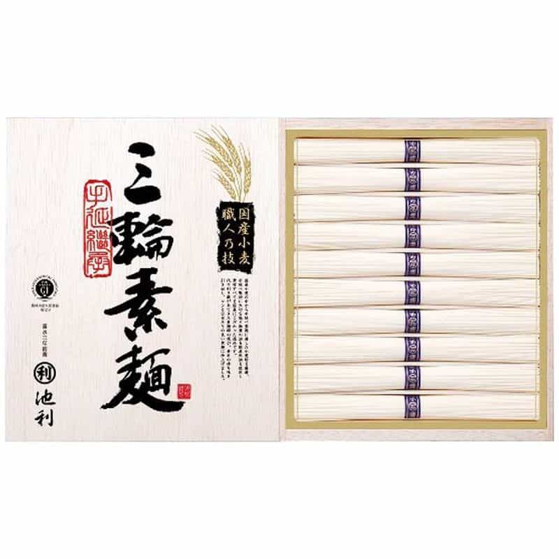 池利　国内産小麦使用　三輪素麺　ＴＢ　２０Ｒ　(1100028906)