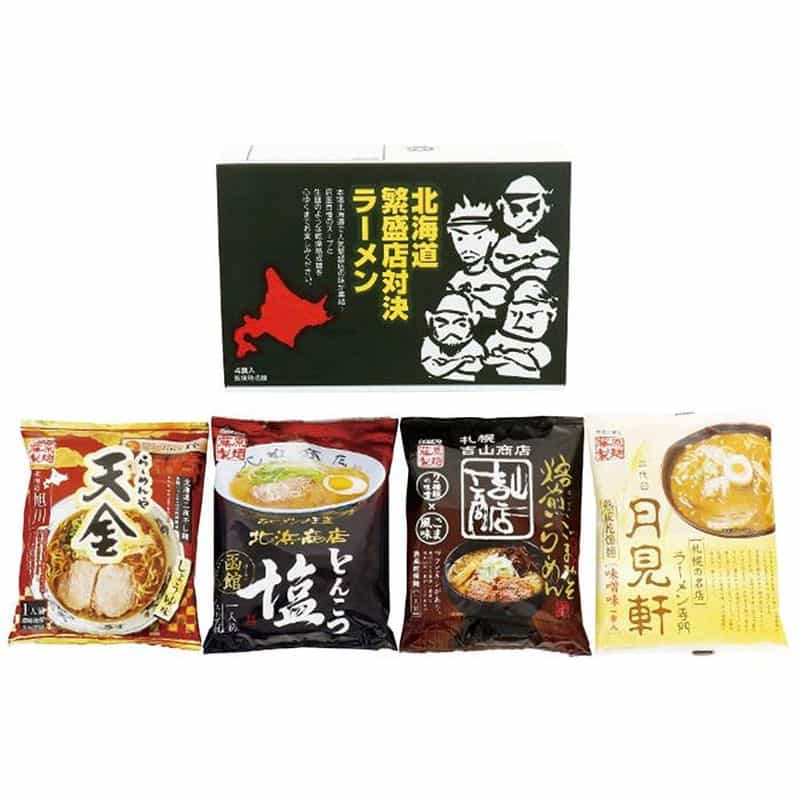 エン・ダイニング　北海道繁盛店対決ラーメン４食　ＨＴＲ　Ａ　(1100028913)