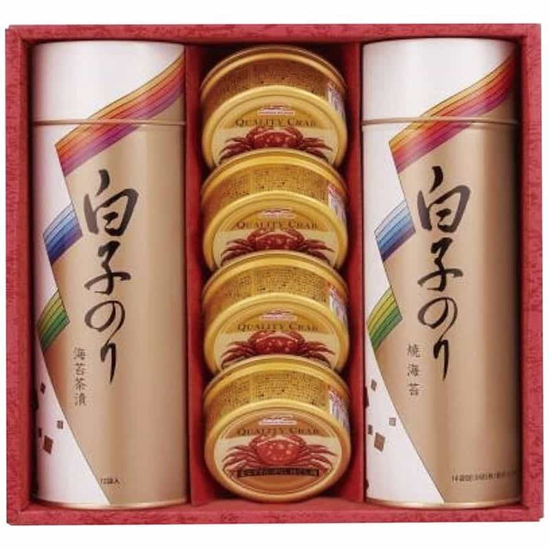 白子　のり・お茶漬け・かに缶詰合せ　ＳＮ　５００　(1100028920)