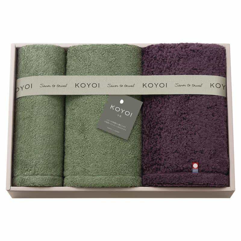 ＫＯＹＯＩ〈今宵〉 日本製 今治・泉州タオルセット　(1100028970)