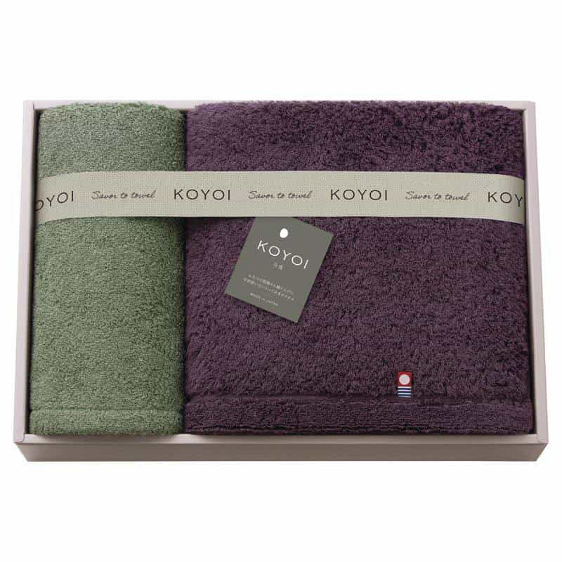 ＫＯＹＯＩ〈今宵〉 日本製 今治・泉州タオルセット　(1100028971)