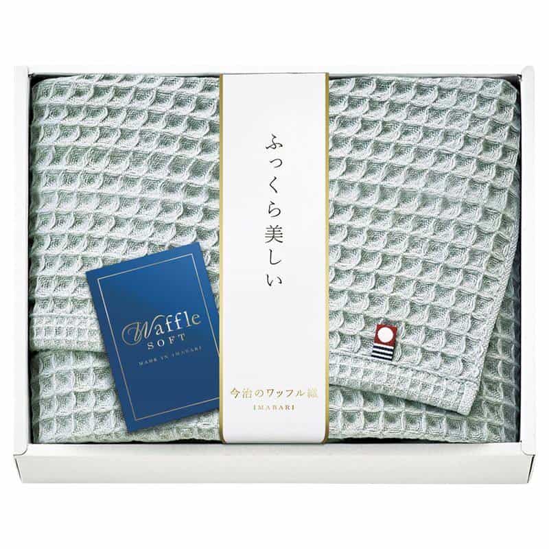 今治 ワッフルソフト バスタオル　グレー　(1100029124)