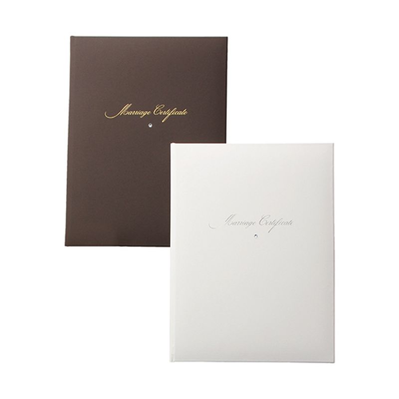 結婚証明書 シャイニー ホワイト チャペル式用