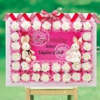 ハッピーラパン・ピンク（ホワイトストロベリーチョコ） ３０個セット