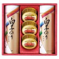 白子のり のりとカニ缶詰合せ 