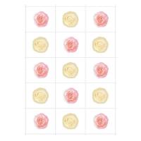メッセージシール（花） 追加用１枚